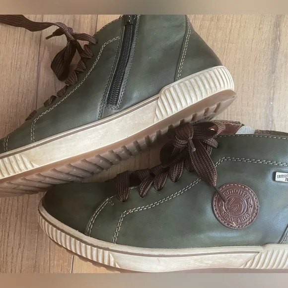 Remonte Olive and Brown Sneakers - Picture 11 of 12
